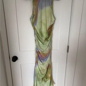 HYFVE Pastel Tie-Dye Sleeveless Dress